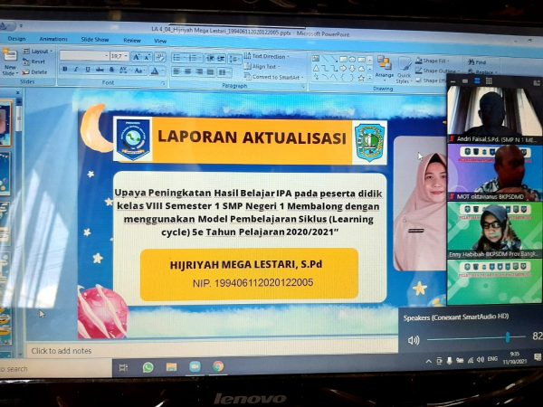 CPNS SMPN 1 Membalong Melakukan Uji Akhir Pelatihan Dasar