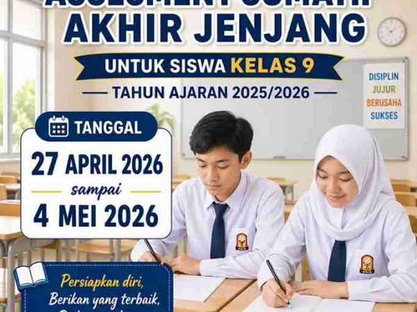 Pelaksanaan Asesmen Sumatif Akhir Jenjang (ASAJ) Kelas 9 SMPN 1 Membalong Tahun 2026
