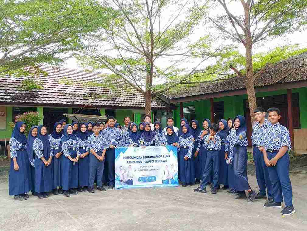 Perkuat Peran Teman Sebaya, SMPN 1 Membalong Gelar Sosialisasi Pertolongan Pertama Pada Luka Psikologis (P3LP)