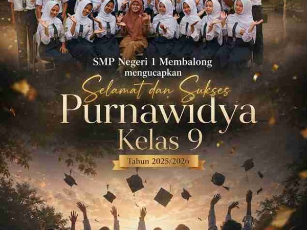 Air Mata Bahagia dan Prestasi Gemilang Mewarnai Pengumuman Kelulusan Kelas 9 SMPN 1 Membalong Tahun Ajaran 2025/2026