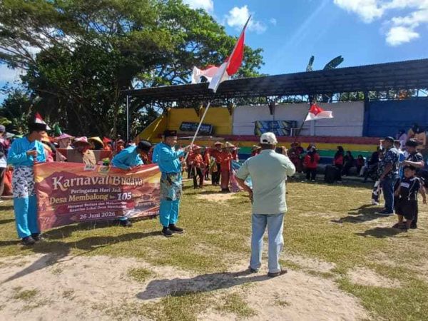 Sambut Hari Jadi Desa Membalong ke-105, SMPN 1 Membalong Pukau Penonton dengan Filosofi Teatrikal "Ngetam Padi"