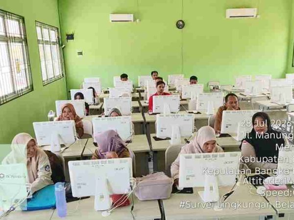 Tingkatkan Mutu Evaluasi Sekolah, Kombel SMPN 1 Membalong Gelar Pendampingan Pengisian Sulingjar